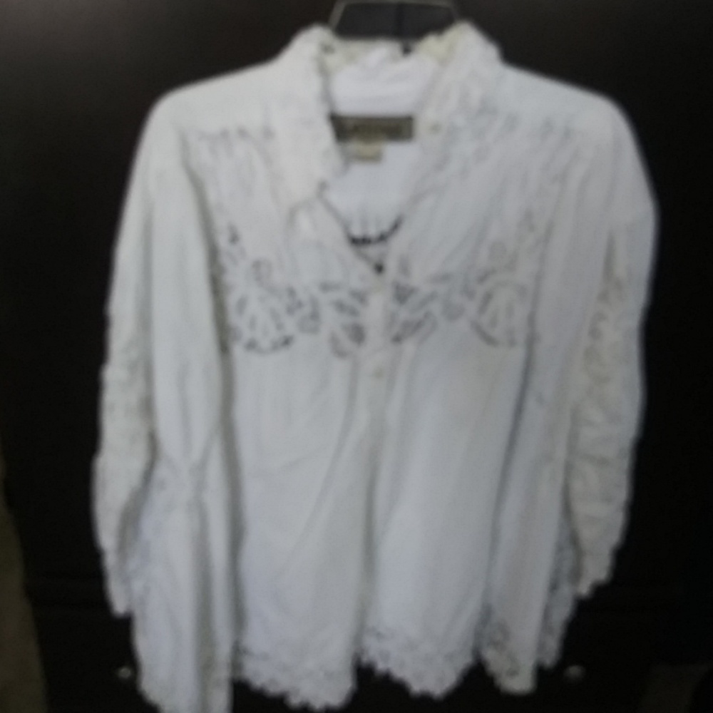 White Judy Hornby shirt